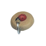 BL GANCIO ADESIVO IN LEGNO COCCINELLA 1 POSTO 2 PZ