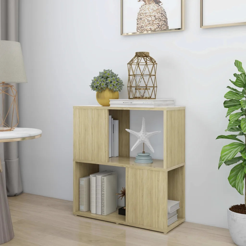 Libreria Rovere Sonoma 60x24x63 cm in Truciolato