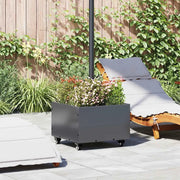 Base per ombrellone-Supporto per ombrellone Antracite 45 x 45 x 45 cm Acciaio