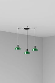 TATAWIN S metallo 3L Lampada sospensione verde