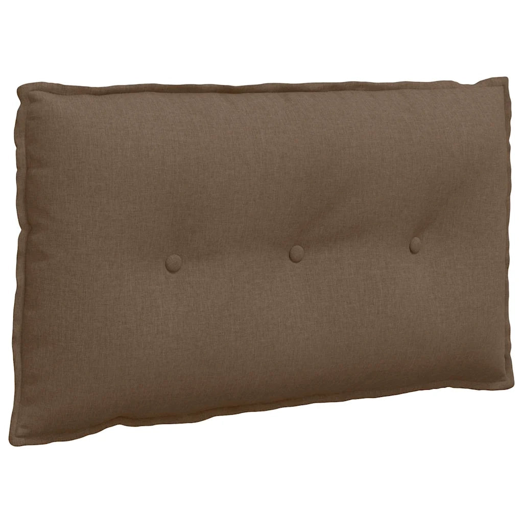 Cuscino per Schiena Marrone 80 x 19 x 50 cm Tessuto