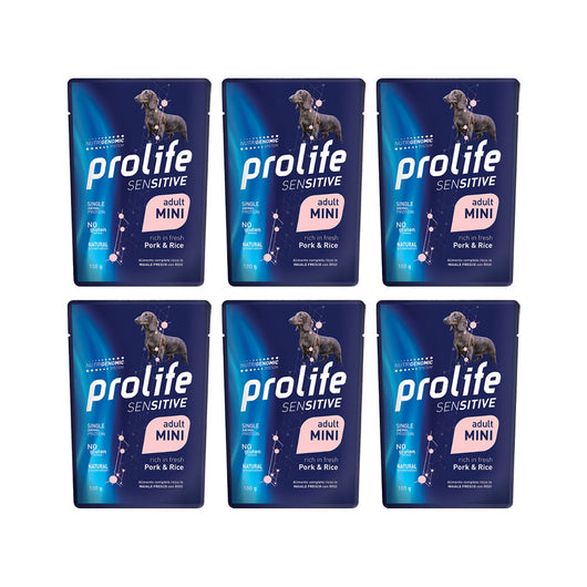 Prolife Sensitive Dog Mini Maiale e Riso 100 gr - confezione da 10 x100gr