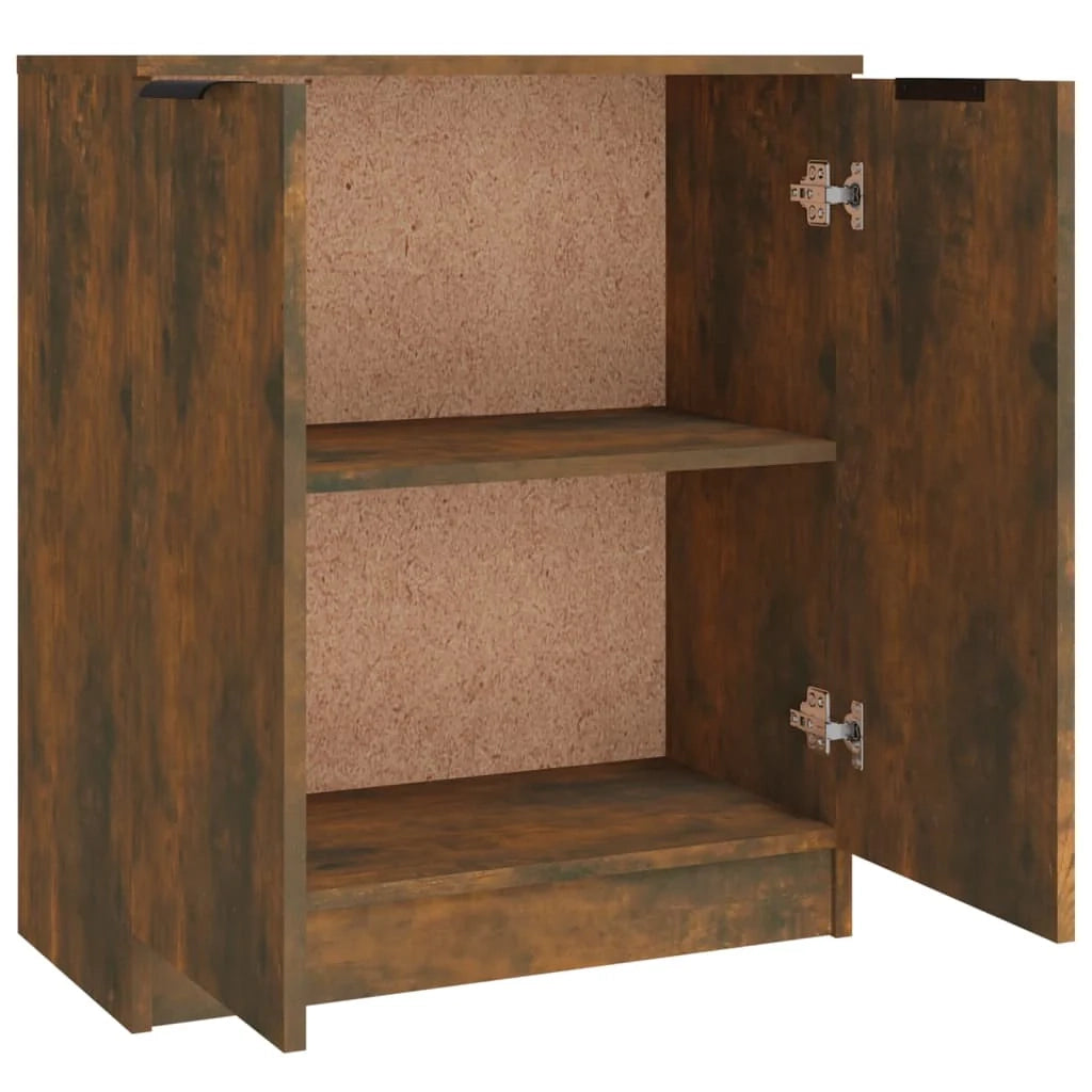 Buffet credenza cassettiera armadio mobile contenitore organizer per cucina soggiorno salotto 3 pezzi legno ingegnerizzato marrone 02_0037054