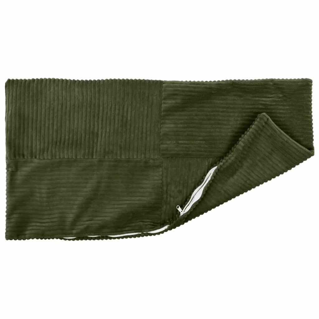 Federa 6 pcs ALMELO Verde 30 x 50 cm corduroy 913978