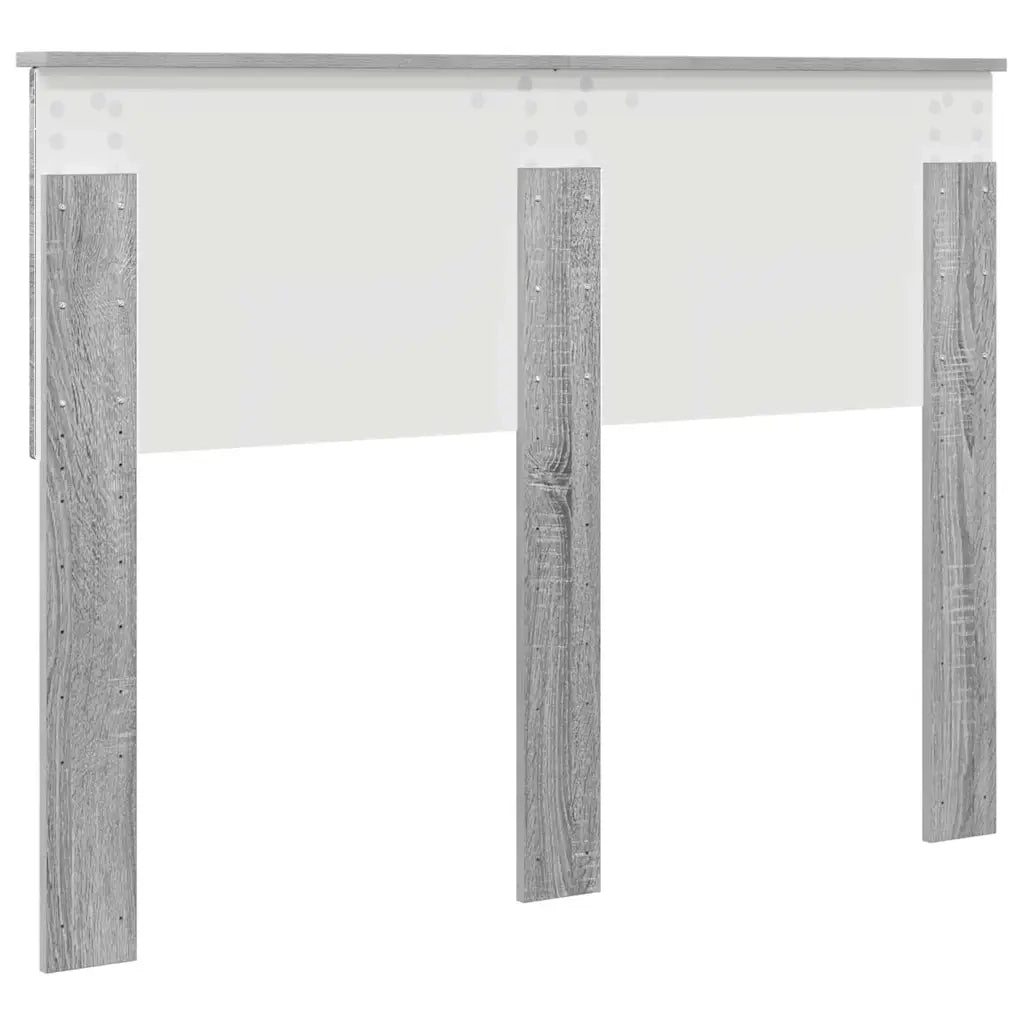 Testiera-Testata-Testiera Decorativa Grigio Sonoma 135 cm Legno multistrato 847079