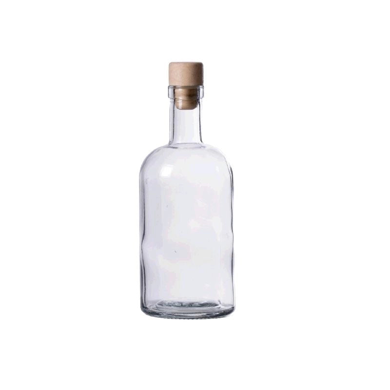 Bottiglia Limoncello Barrique in Vetro con Tappo 500 cc