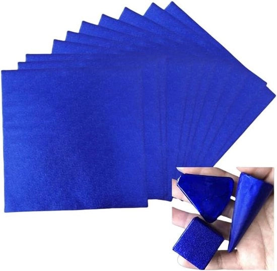Impacchetti in Alluminio Incrostati con Foglia di Alimento per Barrette di Cioccolato, Caramello, Foglio di Alluminio Quadrato Non Aderente per Sweets Fatti in Casa, Regali, Decorazioni