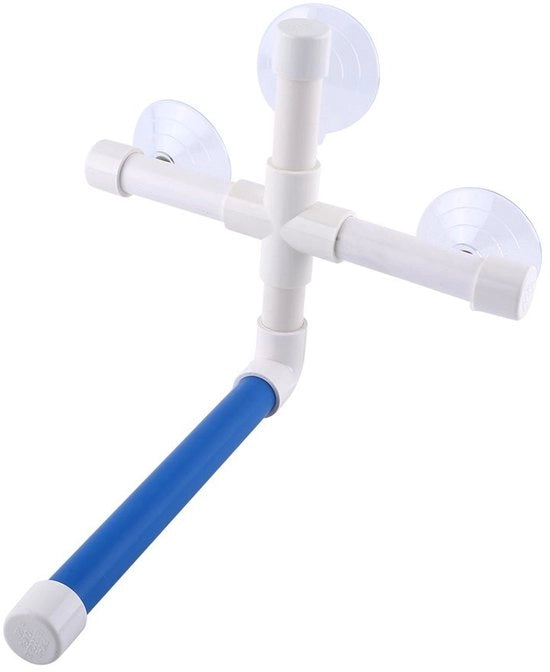 Accessori per uccelli - Stelo per nidificazione - Materiale plastico resistente - Ripiegabile - Con becco per nidificazione - Portatile - Adatto per canarini/vinchi - Accessori professionali - Doccia per uccelli