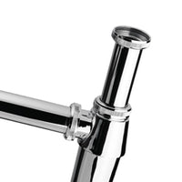 Sifone lavabo a bottiglia in zama