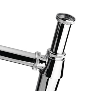 Sifone lavabo a bottiglia in zama