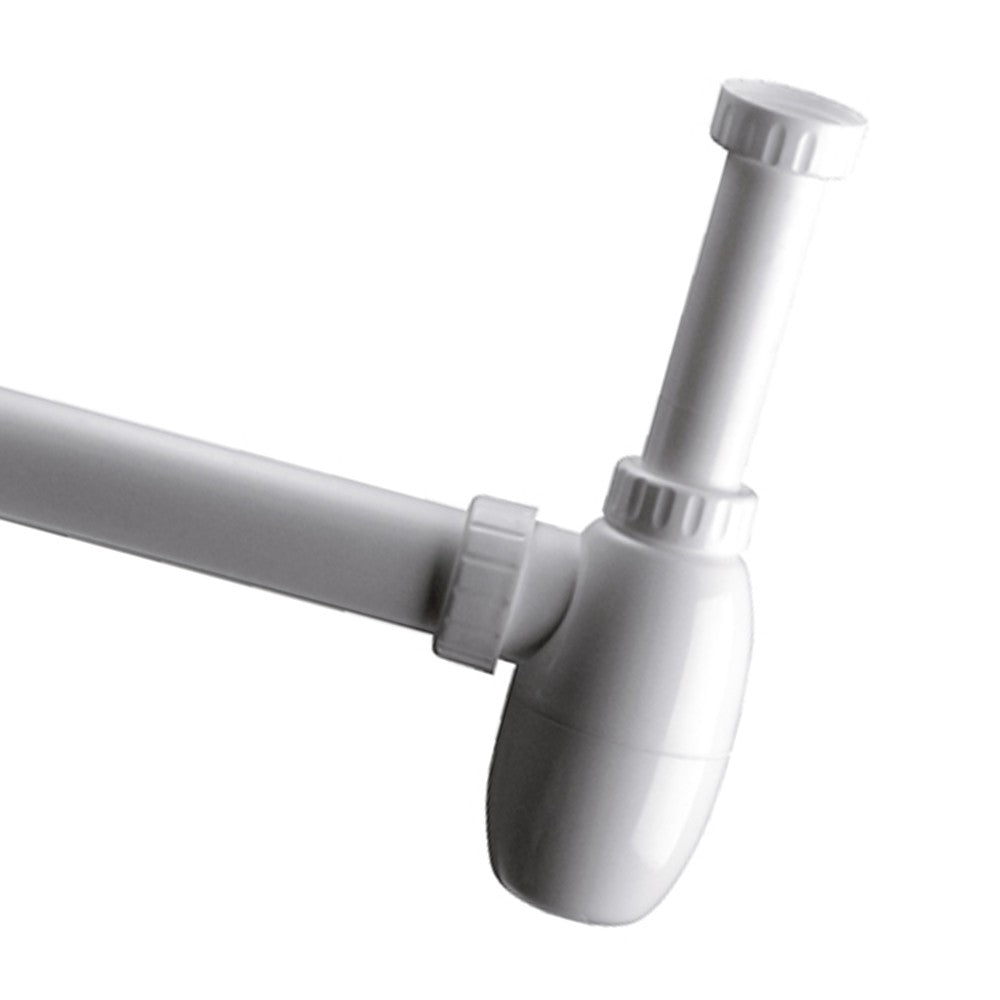 Sifone tedesco in polipropilene senza piletta 1 1/4