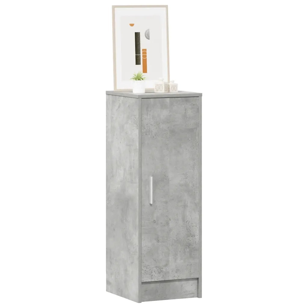 Scarpiera Grigio Cemento 32x35x92 cm in Truciolato 808976