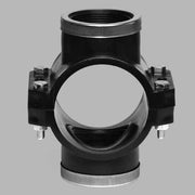 STAFFA DOPPIA CON RINFORZO E GUARNIZIONE PIATTA PN 10  40 x 1     UNIDELTA