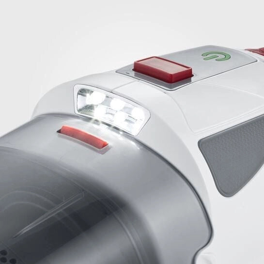Severin HV 7146 Aspirapolvere Portatile Senza Filo 4 in 1 Secco e Bagnato 0,65 L 120 W 5500 Pa 30 min autonomia colore Grigio Rosso Bianco