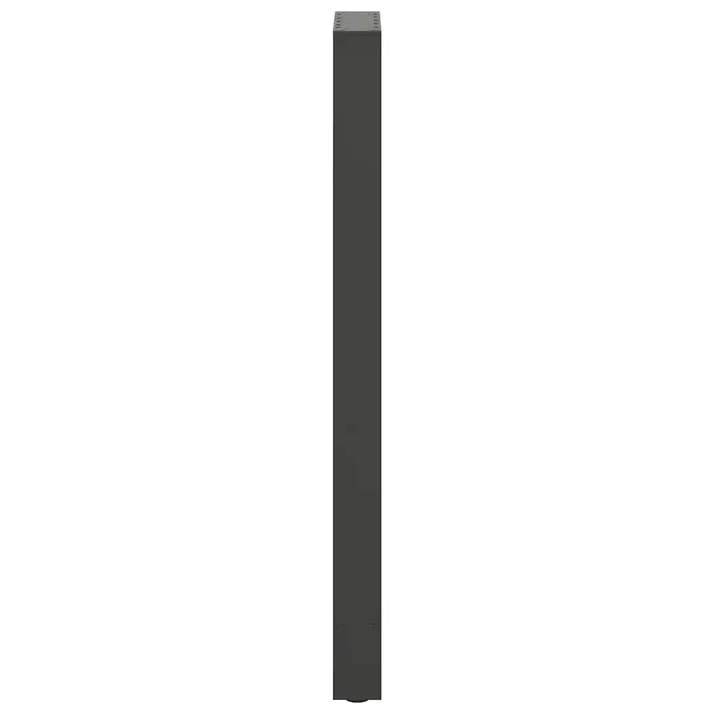 vidaXL Gambe per tavolo da bar antracite 2 pz 50x(110-111) cm in acciaio
