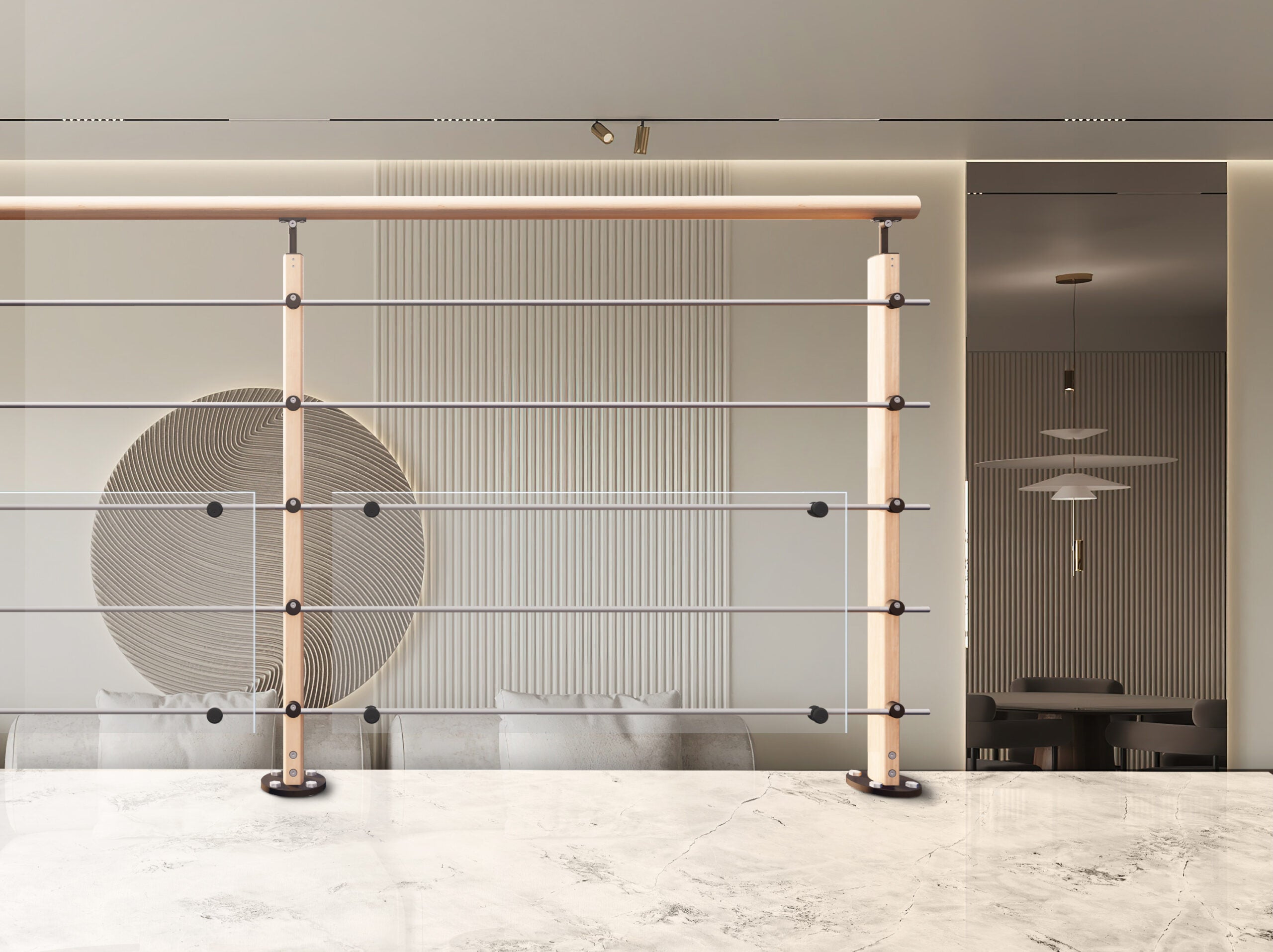 HESTA - Palo per balaustra in legno