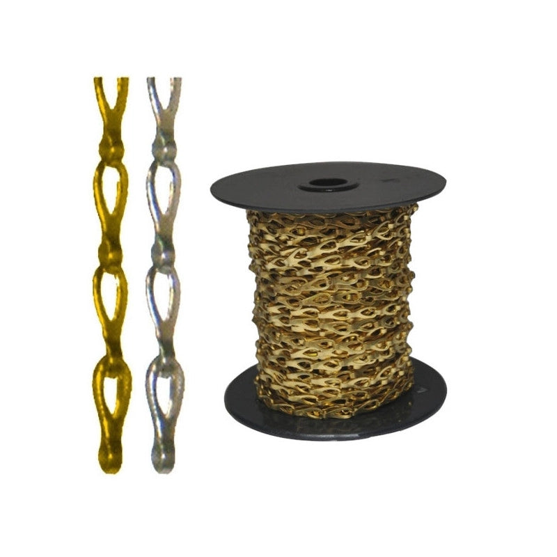 Catena Piatta Tranciata Ottone Mm 0,35 M 25 Aref