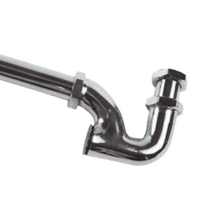 Sifone a u per lavabo a colonna 1 pollice