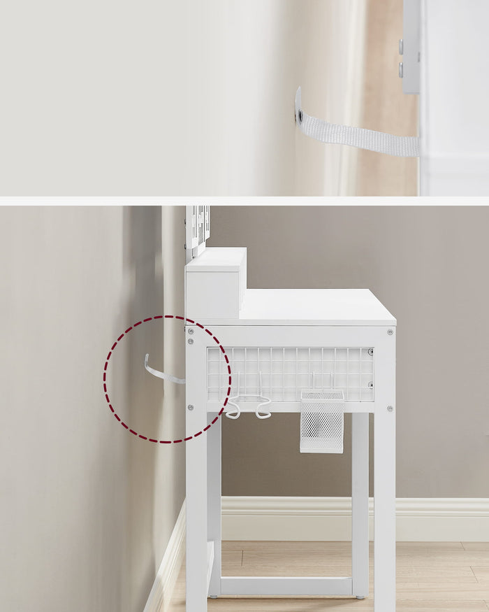 VALORA Toeletta con specchio e sgabello - RVT004W14