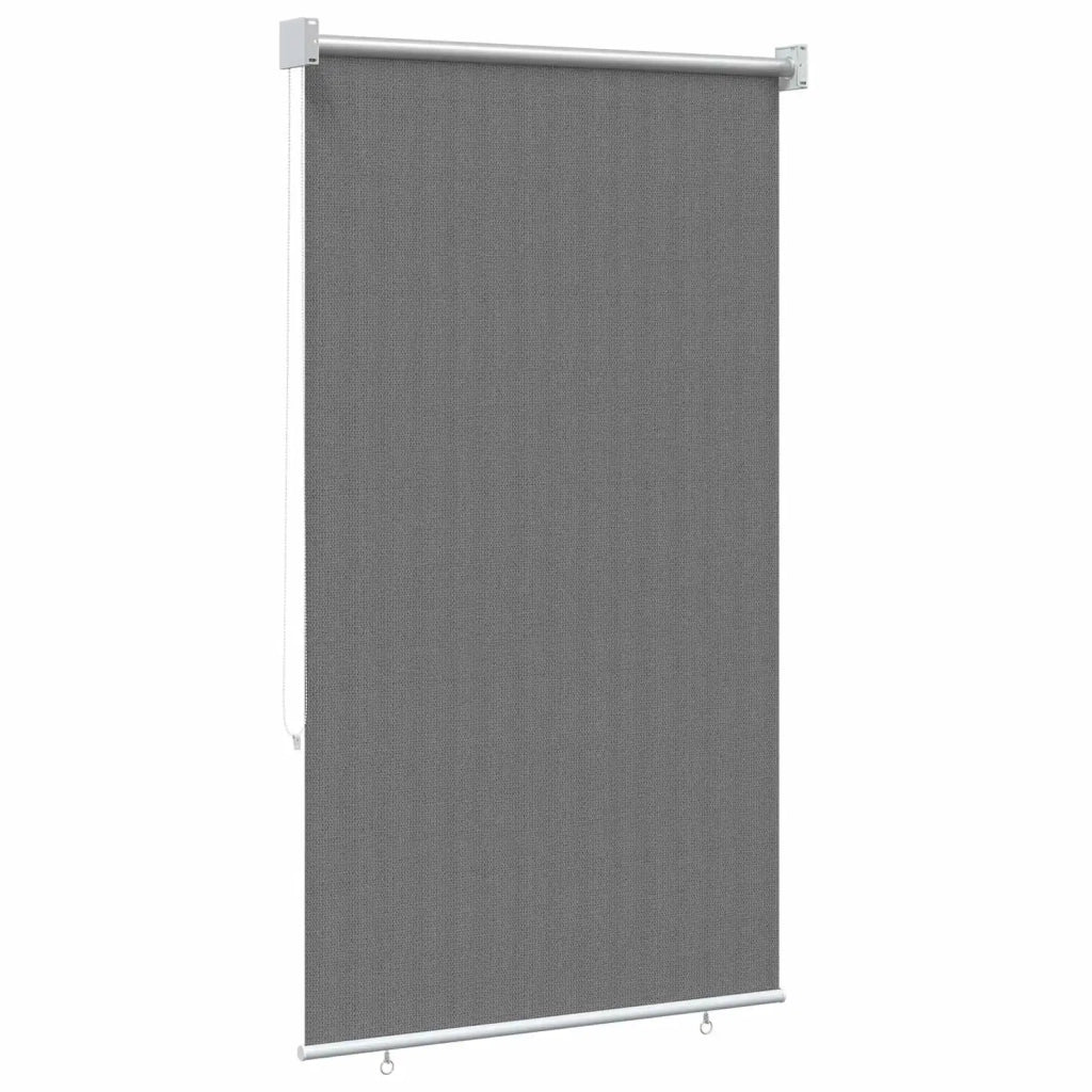 Tenda a Rullo Esterno Blocco UV 90% Grigio Chiaro 100 x 230 cm 42036131