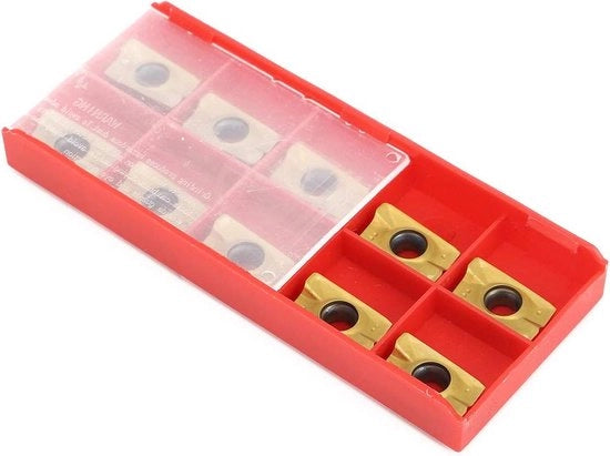 Set di utensili in acciaio duro - 10 pezzi con set di fresatura per macchine da legno - APMT1604.