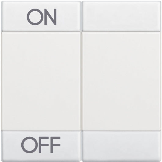 Copritasto LivingLight a 2 funzioni con serigrafia ON OFF N4911M2AGN