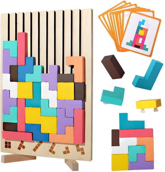 Puzzle educativo per bambini Montessori giochi di alfabeto per età 3 4 5 6 anni gioco di intelligenza puzzle a colori blocchi geometrici per bambini regalo