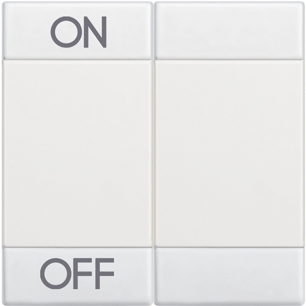 Copritasto LivingLight a 2 funzioni con serigrafia ON OFF N4911M2AGN