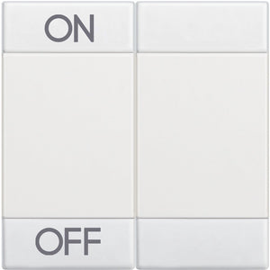 Copritasto LivingLight a 2 funzioni con serigrafia ON OFF N4911M2AGN