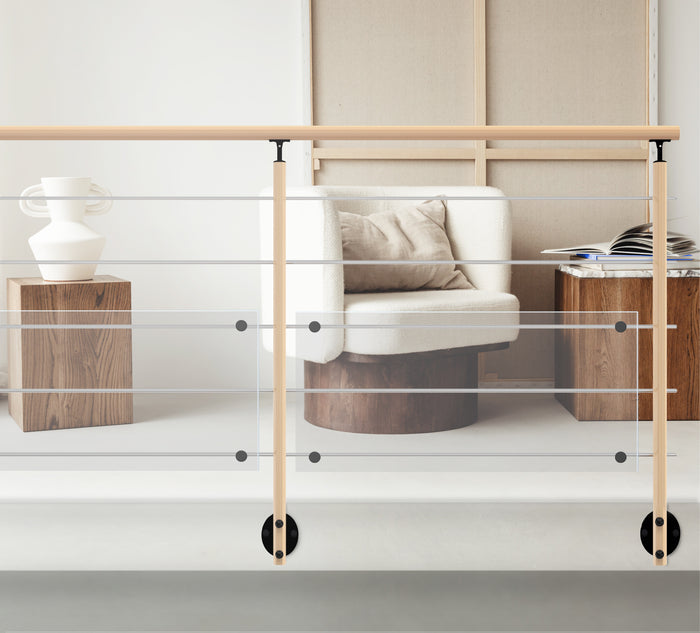 HESTA - Palo per balaustra in legno