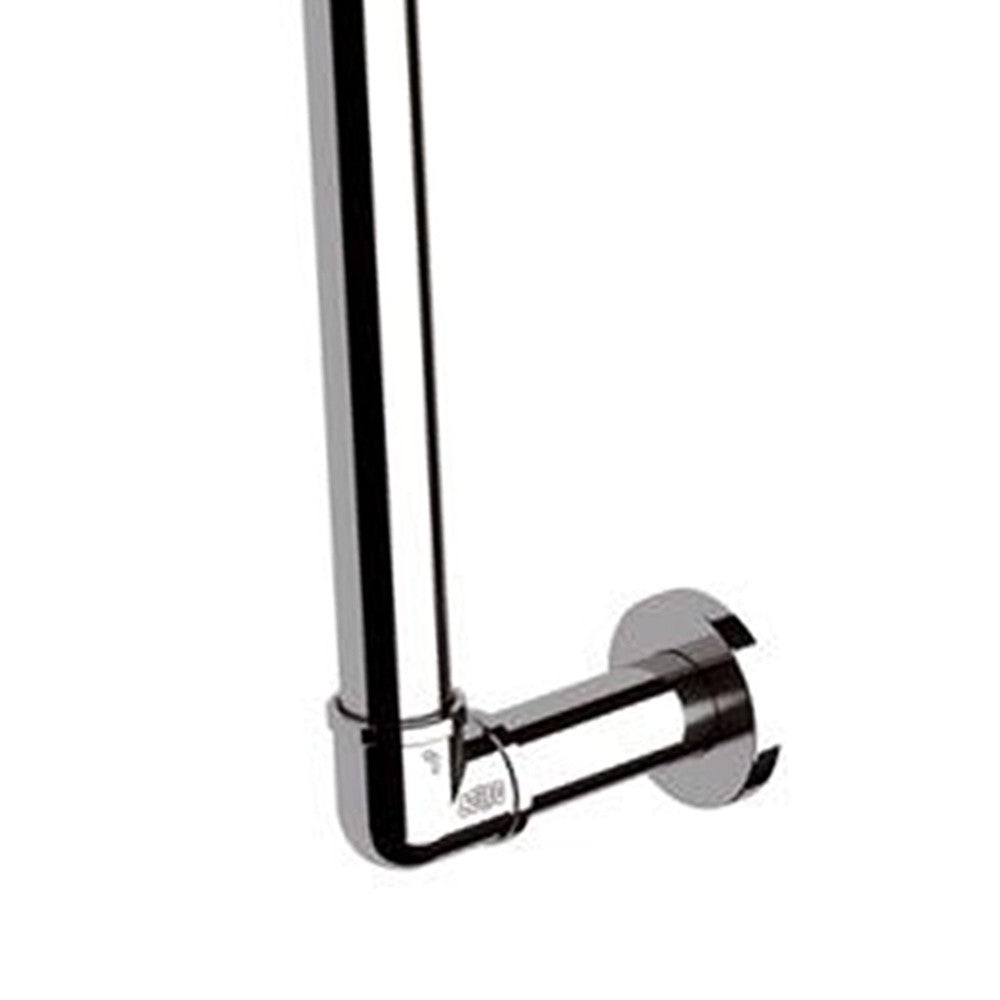 Sifone salvaspazio con piletta click-clack a s cromo