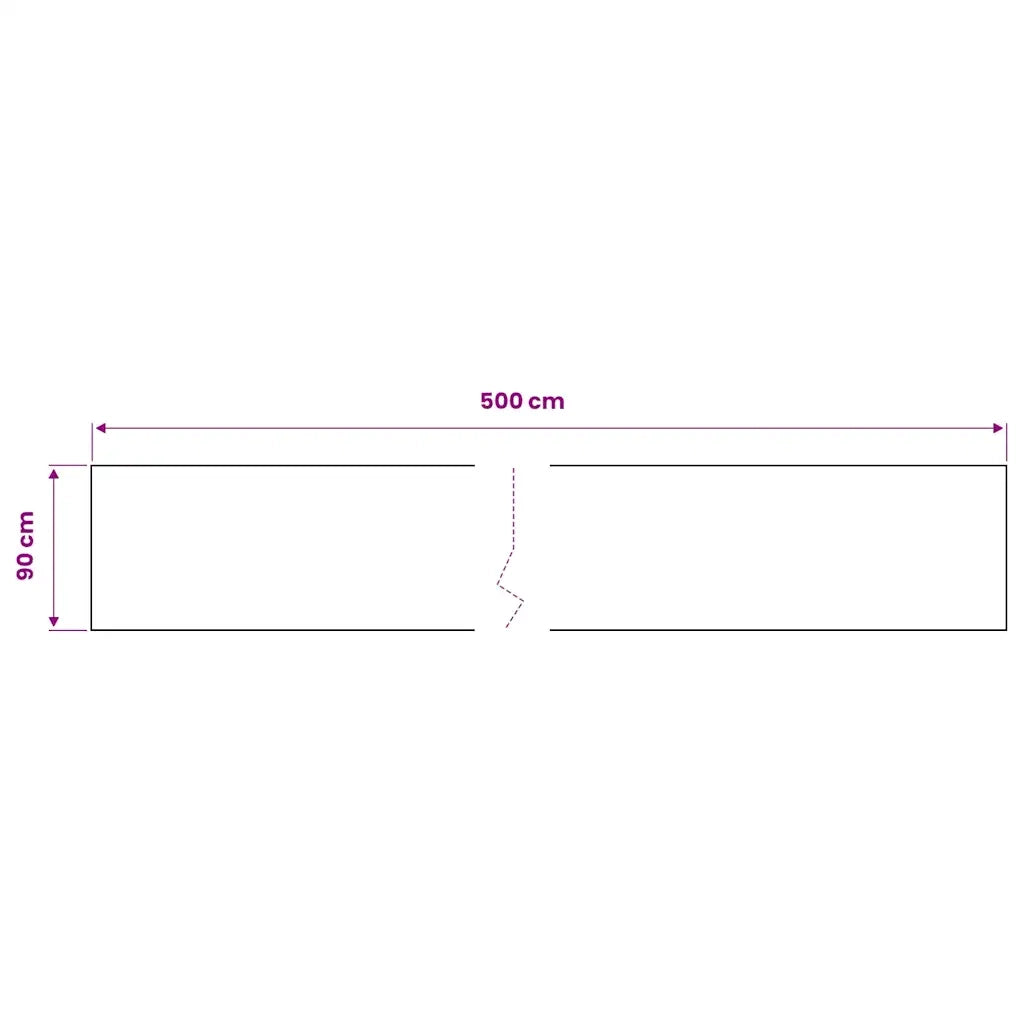 Pellicole Autoadesive per Mobili 2 pz Bianche 500x90 cm in PVC CFW1441788