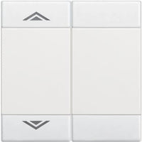 Copritasto LivingLight a 2 funzioni con serigrafia SU GIU' N4911M2AHN