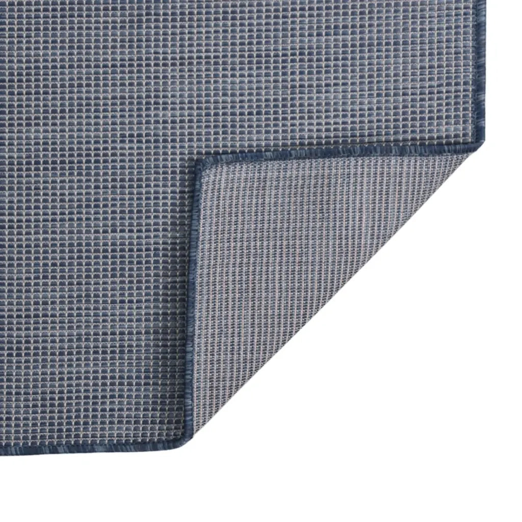 Tappeto da Esterni a Tessitura Piatta 120x170 cm Blu cod mxl 69701