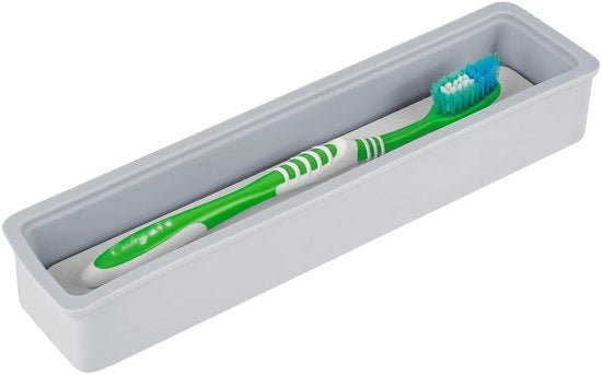 Oggetto di supporto per spazzola da denti con argilla di diatomea - Organizzatore per la cabina doccia - Assorbente acqua - Compatibile con Oral-B - Spazzola da denti extra pulita - Funzione asciugatura - Standard per spazzola da denti