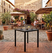 TAVOLO ANNA AUTOLIVELLANTE  E SMONTABILE 70X70 CM COLORE  NERO