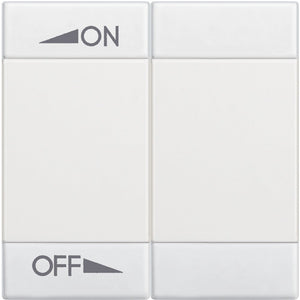 Copritasto LivingLight 2 funzioni con serigrafia ON OFF N4911M2AIN