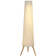 Lampada da Terra con Treppiede ¨C Zephmum ¨C Bianco Legno Tela