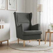 poltrona Grigio scuro Tessuto 42029856