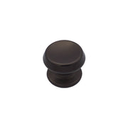 Pomolo fisso per porta SAGUATTI 166/70IB in alluminio marrone opaco