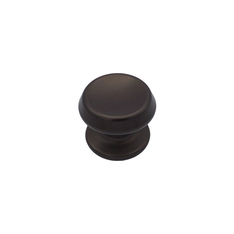Pomolo fisso per porta SAGUATTI 166/70IB in alluminio marrone opaco