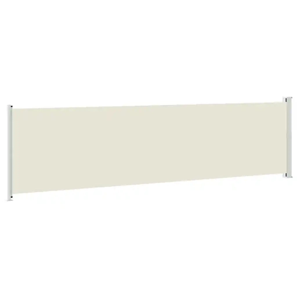 Tenda Laterale Retrattile per Patio 614x160 cm Crema 313376