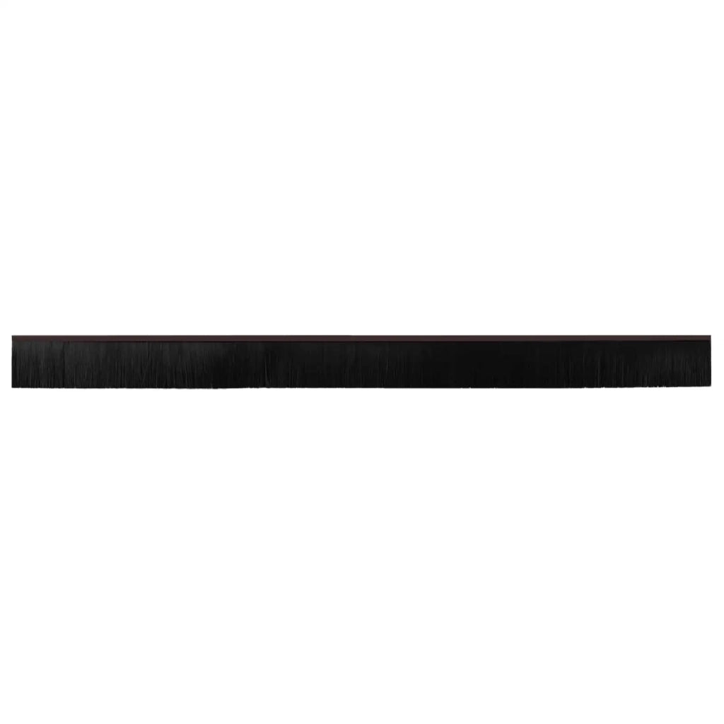 Spazzole per porte autoadesive 12 pcs Marrone 100 cm