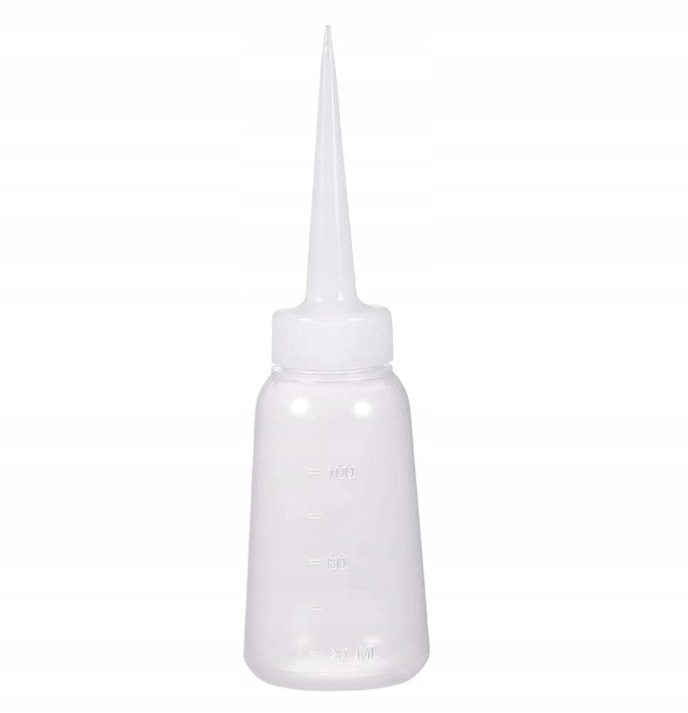 Bottiglia Dosatrice 100ml con Dosatore – Conservazione Sicura e Dosaggio Preciso | Altezza 80mm, Diametro 45mm