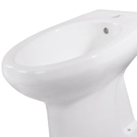 Bidet a terra con troppopieno in ceramica - Serie Lake