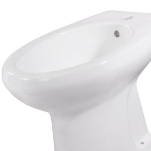Bidet a terra con troppopieno in ceramica - Serie Lake