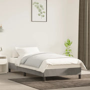 Giroletto senza Materasso-Struttura Letto Grigio Chiaro 100x200 cm Velluto 955946
