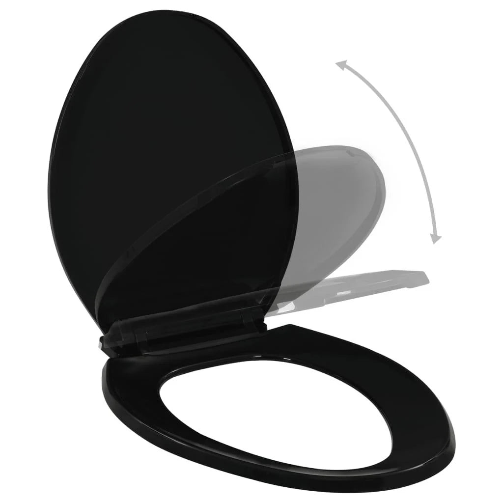 Sedile WC con chiusura ammortizzata e sgancio rapido nero 02_0002911