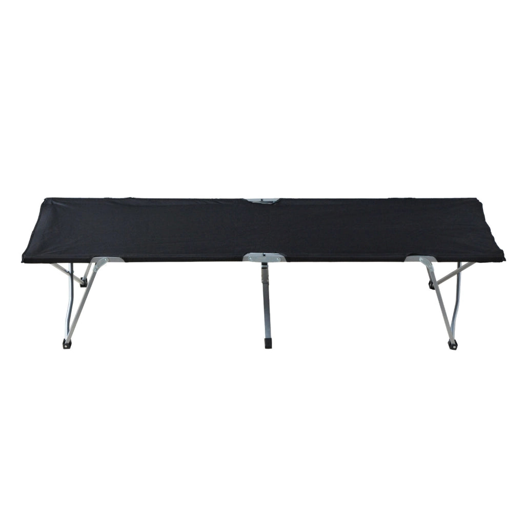 Letto da campeggio pieghevole ¨C Xylo ¨C Tessuto Oxford 600D metallo nero 193x64x40 cm