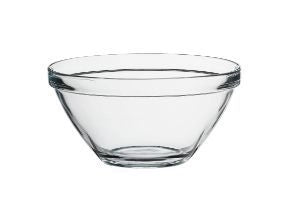 Insalatiera trasparente in vetro pompei 17 cm bormioli rocco
